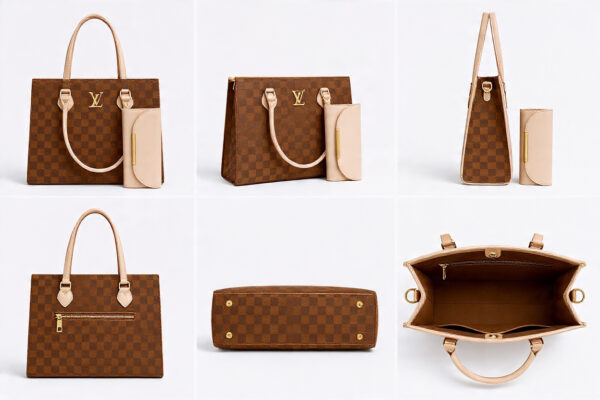 WhatsApp Image 2026-05-12 at 18.11.19 Classic Checkered Damier 2-Piece Tote Bag Set
