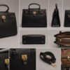 WhatsApp Image 2026-05-14 at 21.16.45 Structured Satchel Bag for Women – Textured Tote Handbag with Top Handle & Lock Detail