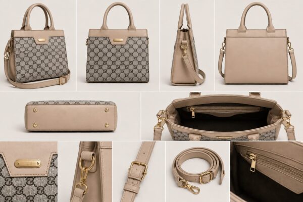 WhatsApp Image 2026-05-15 at 09.49.56 Designer-Inspired Monogram Handbag for Women – Structured Top Handle Shoulder Bag with Detachable Strap