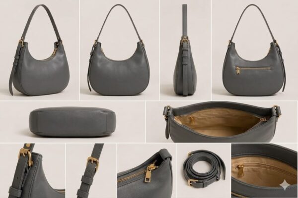 WhatsApp Image 2026-05-15 at 09.50.01 Minimalist Crescent Hobo Shoulder Bag for Women – Adjustable Strap Slouchy Handbag