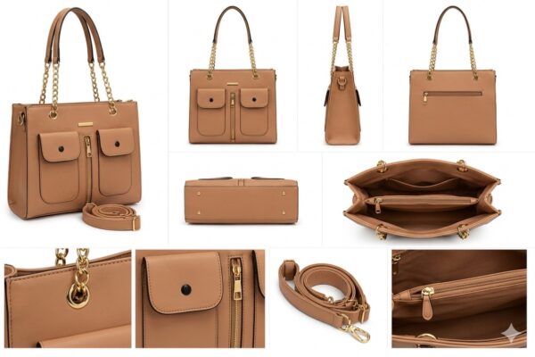 WhatsApp Image 2026-05-16 at 22.47.20 (4) Ziffly "Doxo" Multi-Pocket Utility Tote
