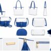 WhatsApp Image 2026-05-17 at 18.17.06 Ziffly "Giya" 3-Piece Premium Tote Set – White & Tan 16-Inch Large Handbag with Matching Crossbody and Pouch