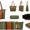 WhatsApp Image 2026-05-17 at 18.25.04 (1) Premium Olive Green Leather Tote Bag for Women