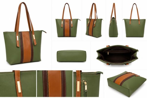 WhatsApp Image 2026-05-17 at 18.25.04 (1) Premium Olive Green Leather Tote Bag for Women