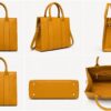 WhatsApp Image 2026-05-17 at 18.31.14 Ziffly "Aura" Two-Tone Executive Tote – Structured 11-Inch Black & Tan Professional Handbag*