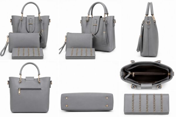WhatsApp Image 2026-05-18 at 15.50.39 Ziffly Zanwa 3 Piece Luxury Handbag Set – Elegant Grey Tote Bag for Women