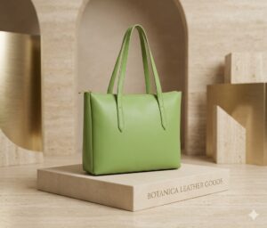 light green tote bag