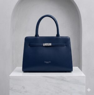 blue hand bag blue hand bag