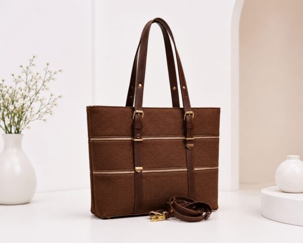WhatsApp Image 2026-05-19 at 20.54.10 Ziffly Premium Textured Tote Bag for Women – Elegant Shoulder Handbag